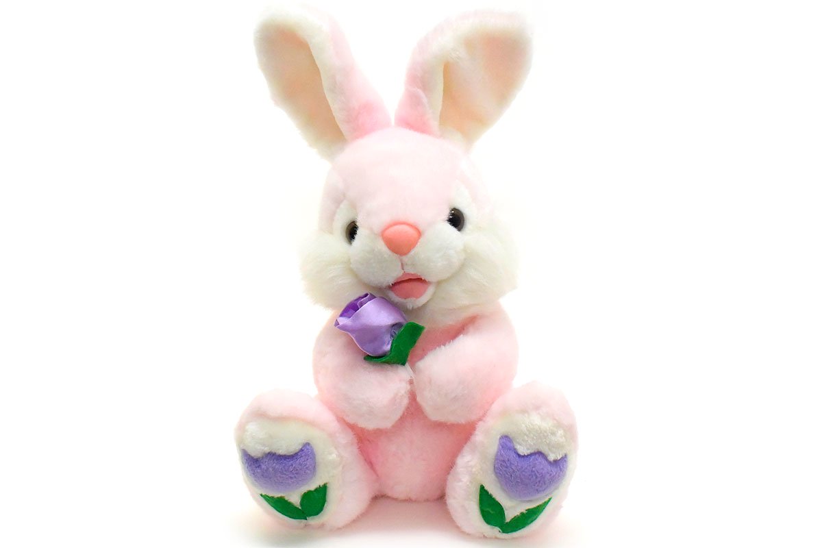 Bunny/バニー/ウサギ・Plush/ぬいぐるみ・ピンク×ホワイト