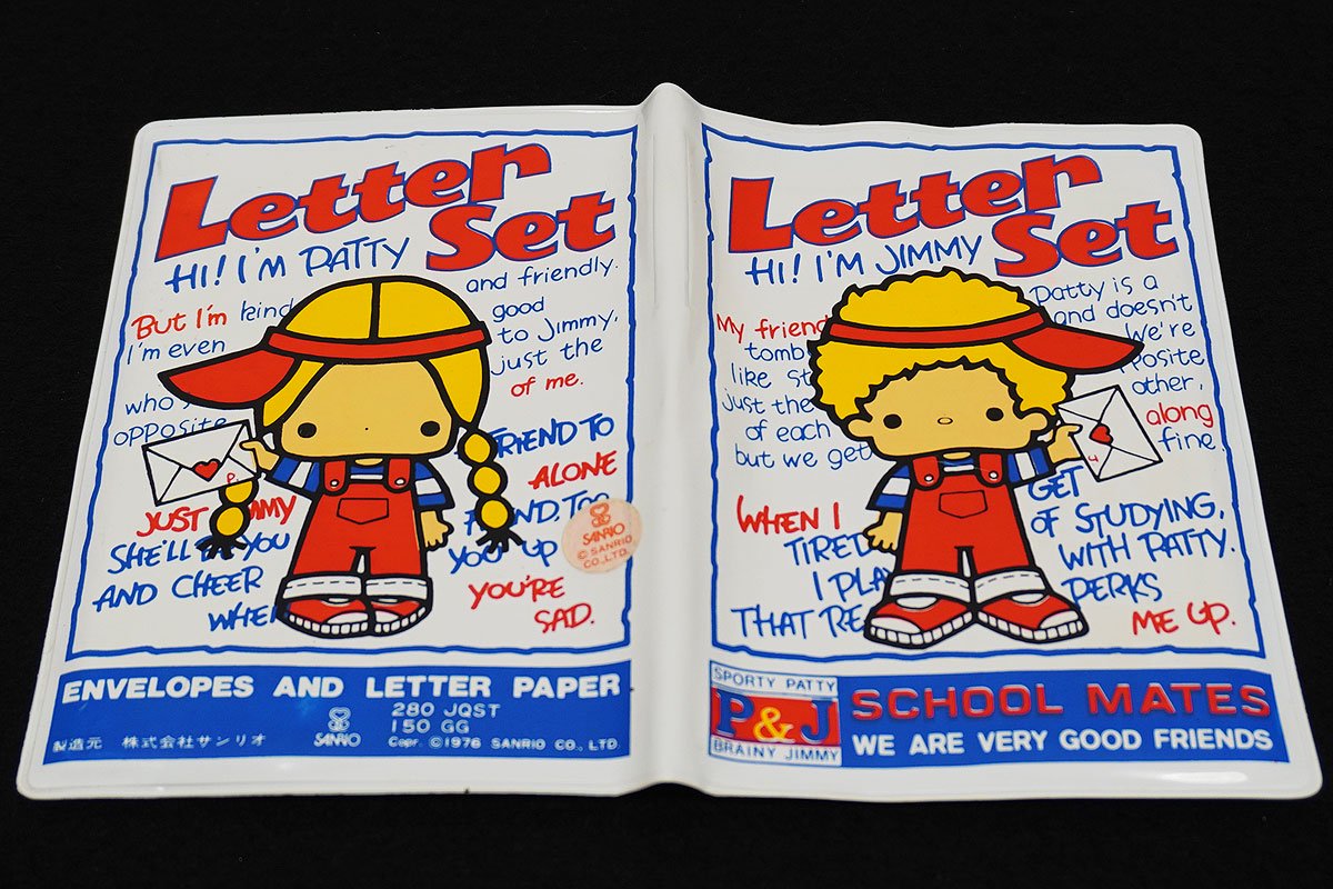 Patty and Jimmy/パティ＆ジミー・Letter Set/レターセット・School Mates・1976年 - KNot a  TOY/ノットアトイ