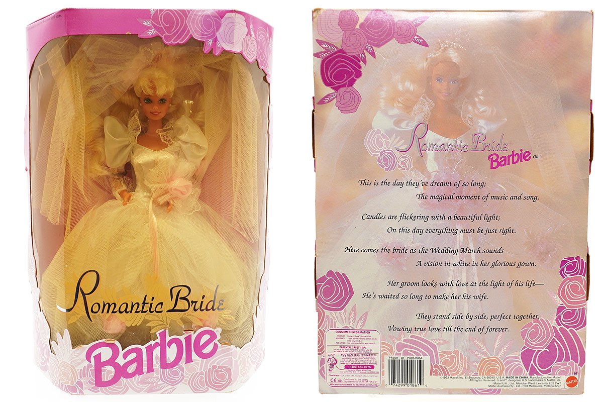 Romantic Bride Barbie/ロマンチックブライドバービー・1992年