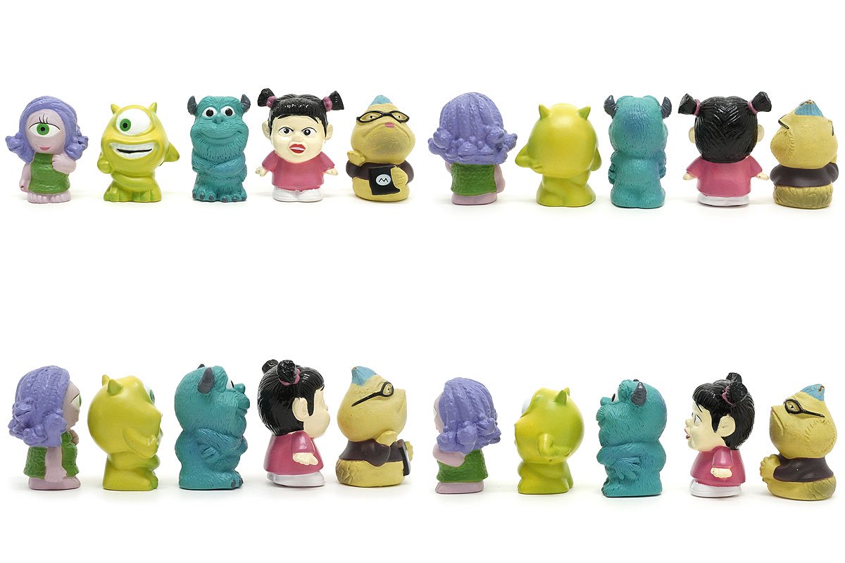 MONSTERS,INC./モンスターズインク風・Knock  off/Fakie/Bootleg/ノックオフ/フェイキー/ブートレグ・ソフビ・Figure/フィギュア・10点セット - KNot a  TOY/ノットアトイ