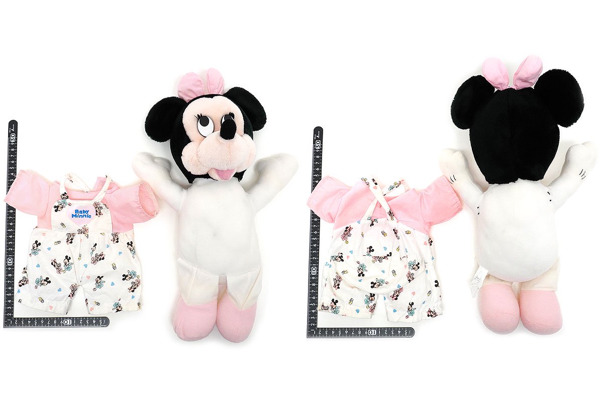 THE WALT DISNEY COMPANY/ザウォルトディズニーカンパニー・applause/アプローズ・Plush/ぬいぐるみ 「Baby  Minnie Rompers/ベビーミニーロンパース」 - KNot a TOY/ノットアトイ