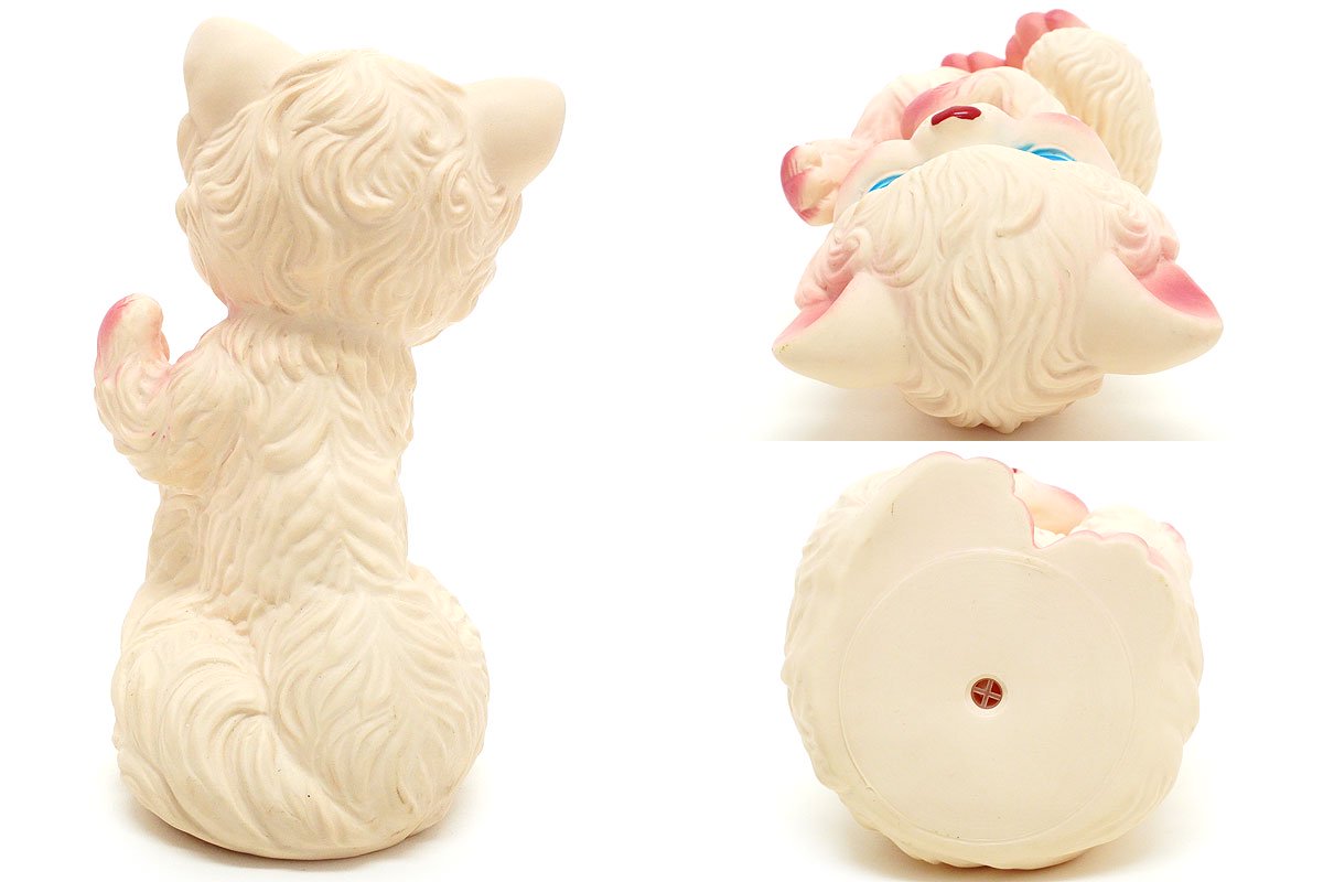 Kitty Squeeze Doll/キティスクイーズドール・ネコ・ラバー・ソフビ 
