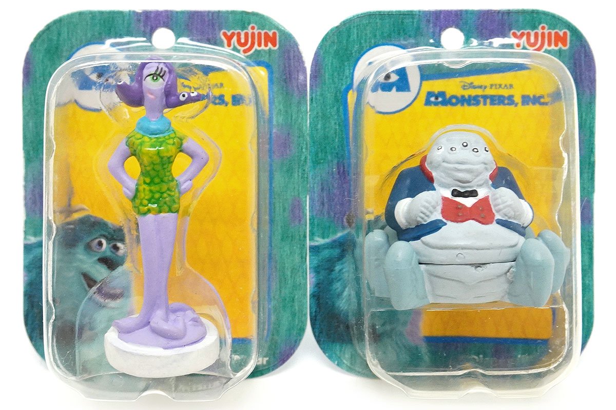 ディズニーピクサー・Monsters, Inc./モンスターズインク・Yujin/ユージン・Mini Blister  Collection/ミニブリスターコレクション・パート1・コンプリート8体セット - KNot a TOY/ノットアトイ