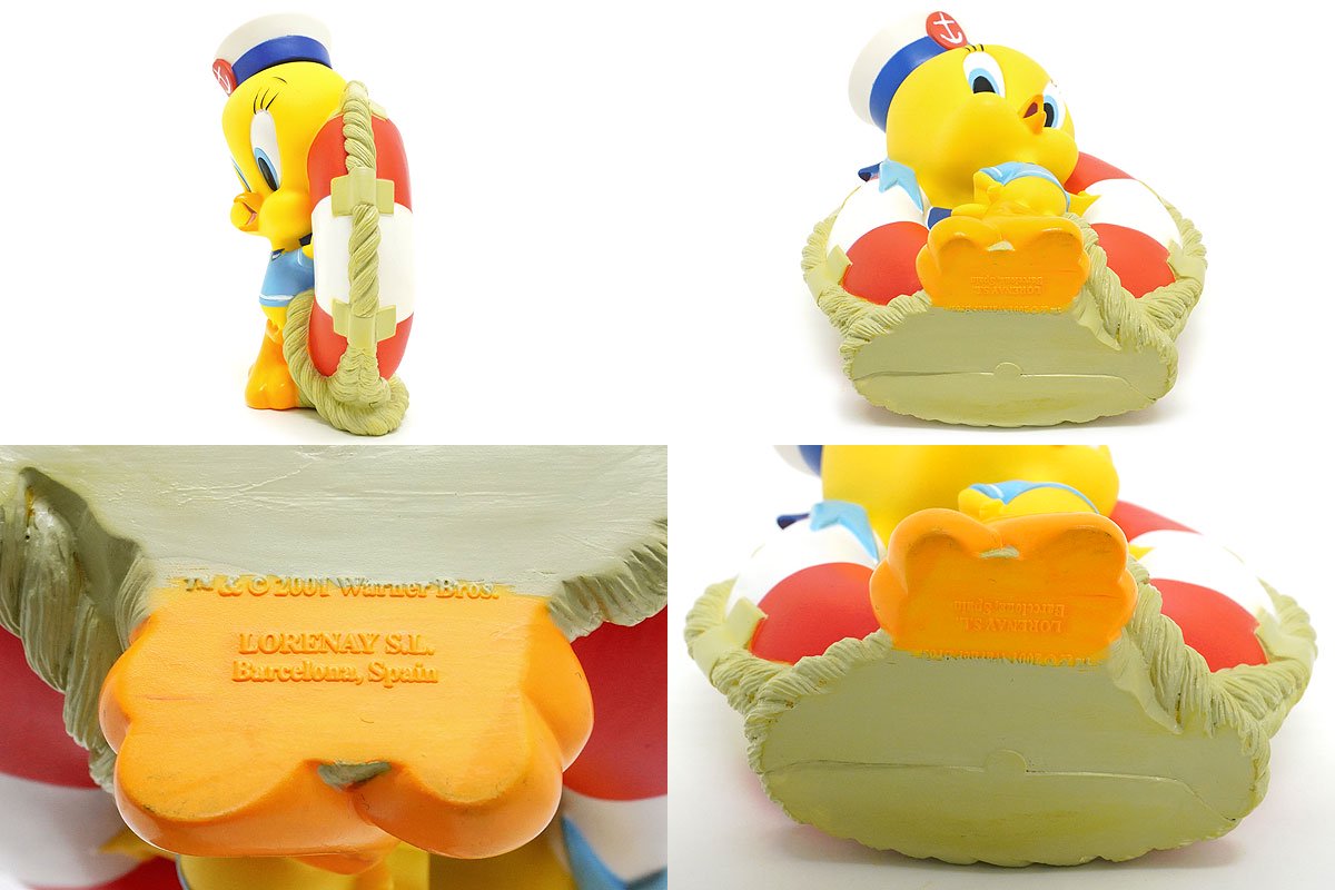 WB/ワーナーブラザーズ・LOONEY TUNES/ルーニーテューンズ・LORENAY S.L./ローレネー・Soaky Bottle/ソーキーボトル  「TWEETY/トゥイーティー・水兵」2001年 - KNot a TOY/ノットアトイ