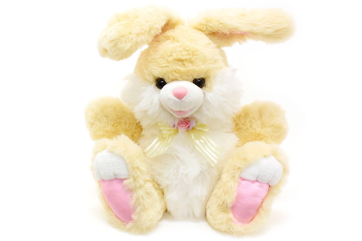 Bunny/バニー/Rabbit/ウサギ・ぬいぐるみ・クリーム×ホワイト・Easter 