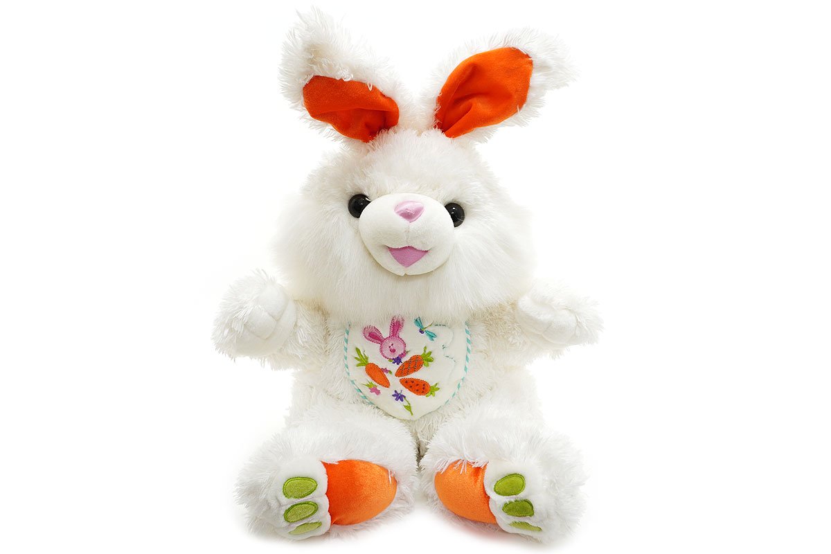 Bunny/バニー/Rabbit/ウサギ・Plush/ぬいぐるみ・ホワイト×オレンジ 