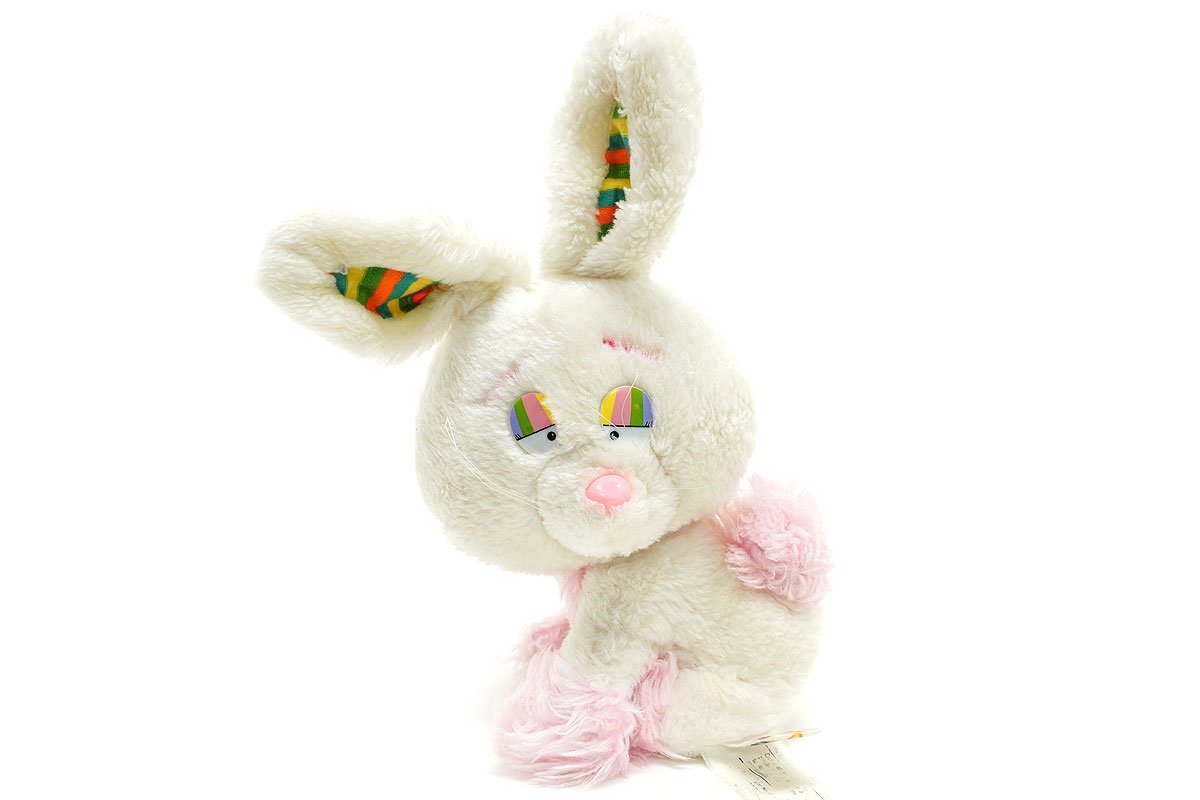 Bunny/バニー/Rabbit/ウサギ・Plush/ぬいぐるみ・ホワイト×ピンク