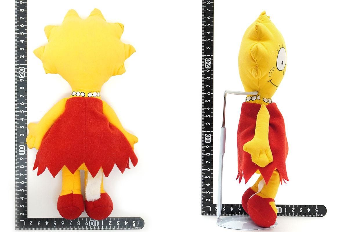 the SIMPSONS/シンプソンズ・Dan-Dee/ダンディー・Cloth Doll/クロスドール・ぬいぐるみ 「Lisa Simpson/リサ・シンプソン」  1990年 - KNot a TOY/ノットアトイ