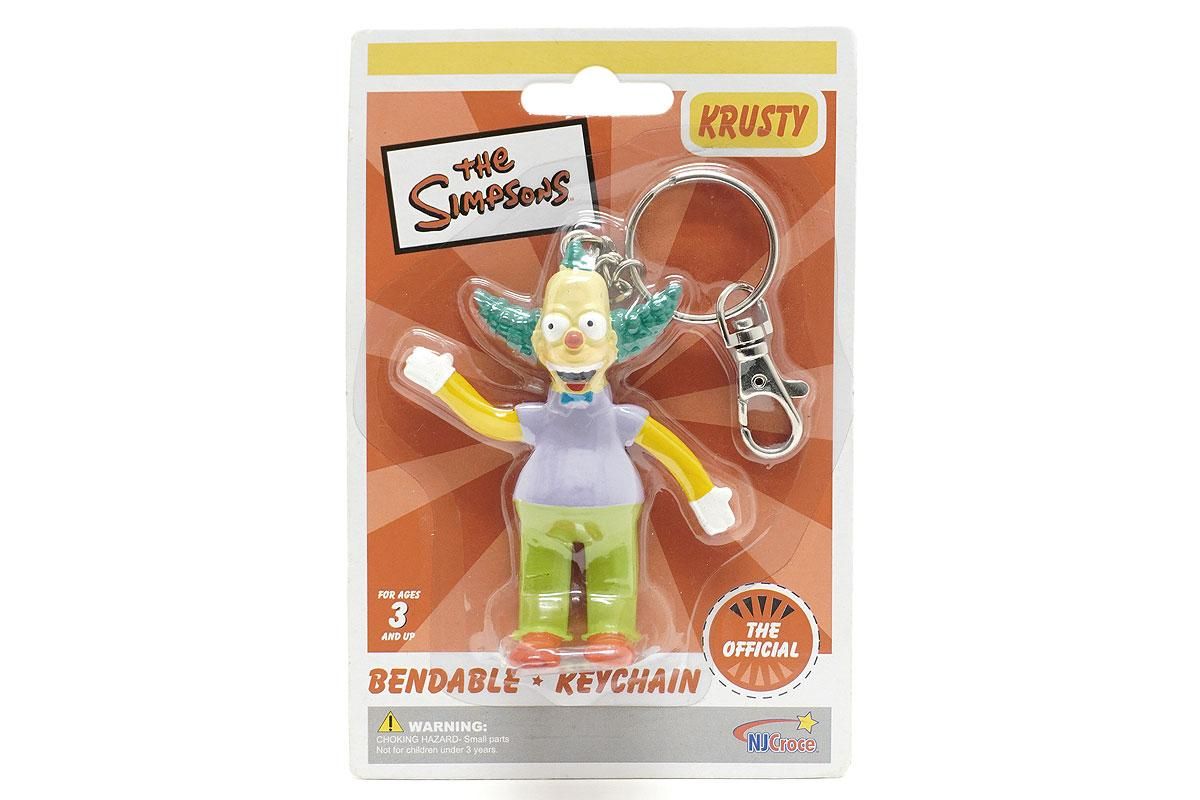 the SIMPSONS/シンプソンズ・NJ Croce・BENDABLE・KEY CHAIN 