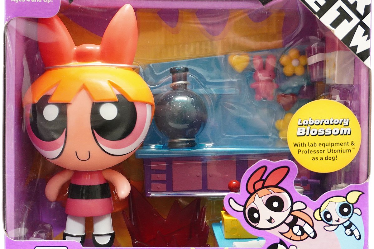 THE POWERPUFF GIRLS/パワーパフガールズ・セガトイズ・Play set/ポーサブルドール＆プレイセット 「Laboratory・ Blossom/ラボラトリー・ブロッサム」 - KNot a TOY/ノットアトイ