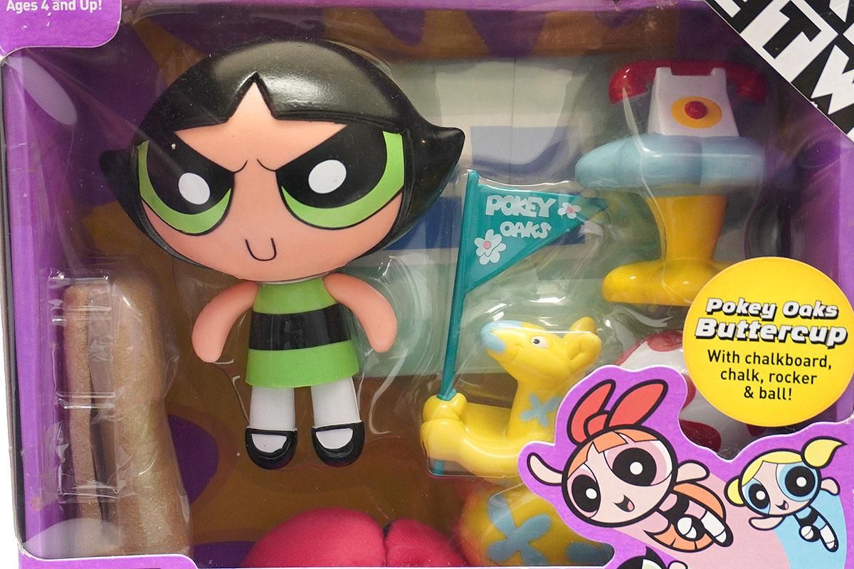 パワーパフガールズ　プレイセット　フィギュア　バターカップ パワーパフガールズ バターカップ プレイセット フィギュア 初期