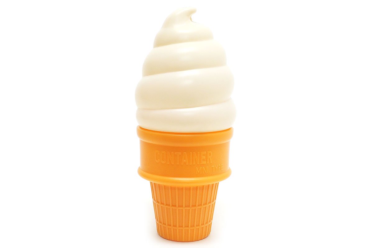 Soft Serve Ice Cream Cone Coin Bank・ソフトクリーム型貯金箱