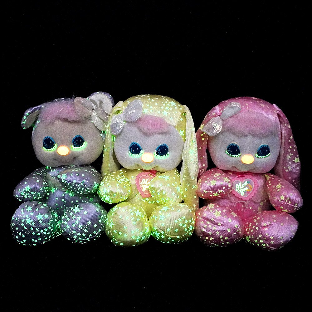 PJ Sparkles/ピージェースパークル・Pet/ペット・Sparklins Beary/スパークリンベア・ぬいぐるみ・パープル・クマ・1989年・Mattel  - KNot a TOY/ノットアトイ