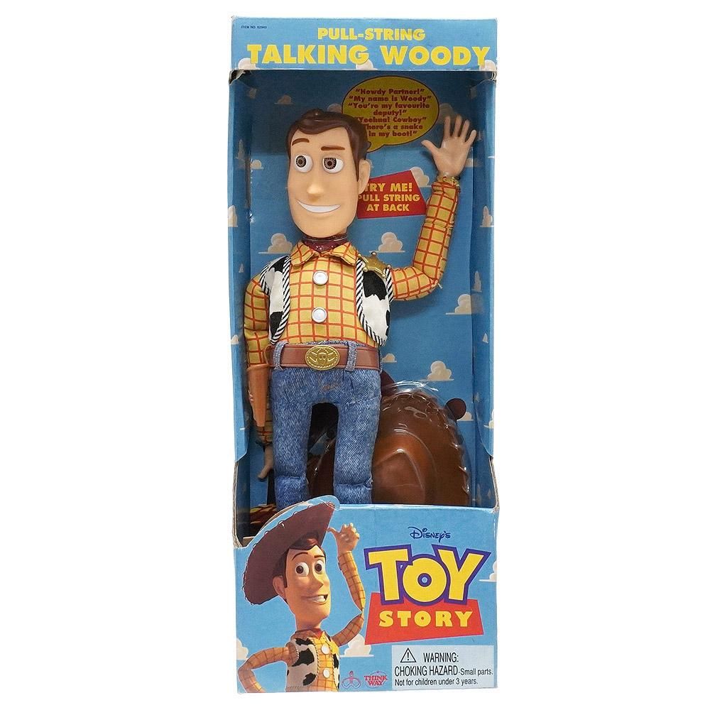 TOY STORY/トイストーリー・THINKWAY TOYS/シンクウェイトイズ・Doll/ドール「PULL-STRING TALKING WOODY /プル・ストリング・トーキング・ウッディ」英語版 - KNot a TOY/ノットアトイ