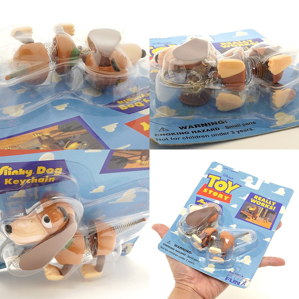 TOY STORY/トイストーリー・BASIC FUN/ベーシックファン 「Slinky Dog Keychain/スリンキードッグ・キーチェーン」  - KNot a TOY/ノットアトイ