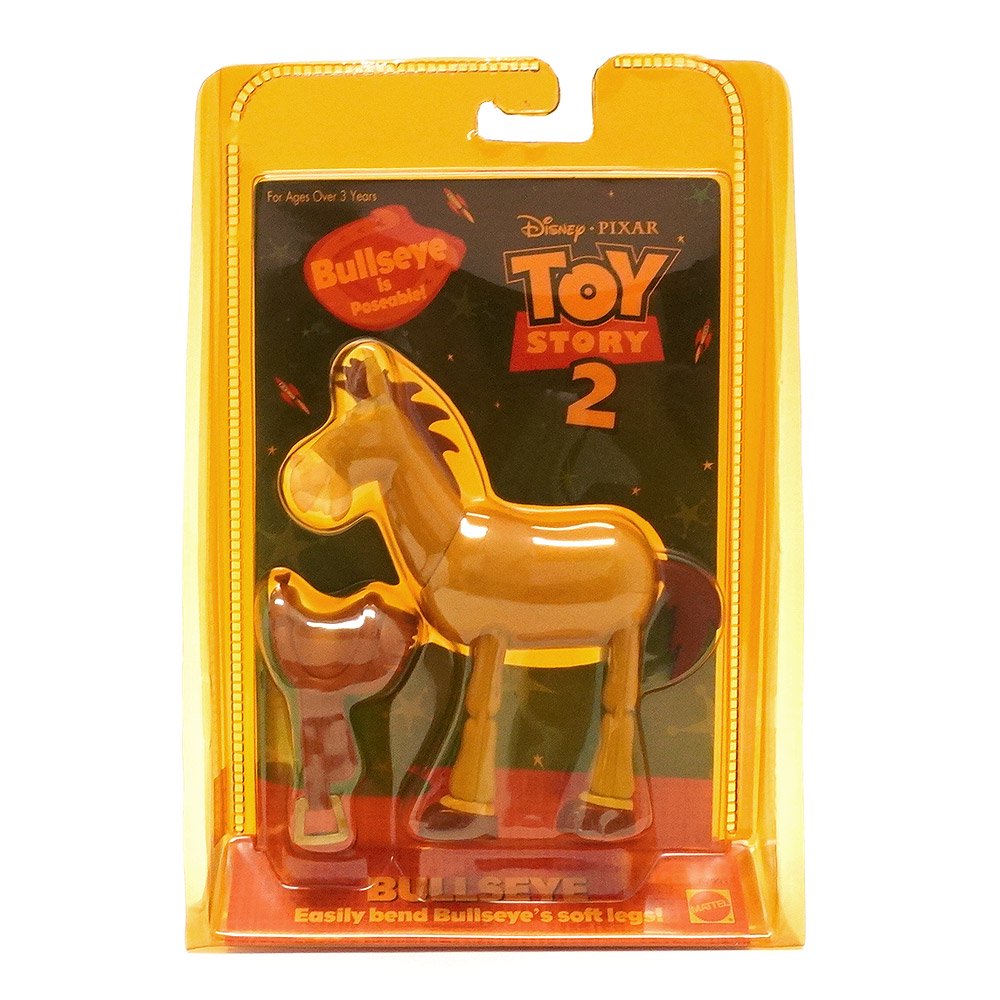 TOY STORY/トイストーリー2・MATTEL/マテル・Poseable/Bendable Figure/ポーサブル/ベンダブルフィギュア 「 Bullseye/ブルズアイ」 パッケージダメージ有 - KNot a TOY/ノットアトイ