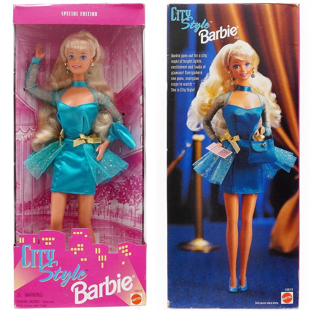 City Style Barbie/シティスタイルバービー・ブルー・1995年・MATTEL