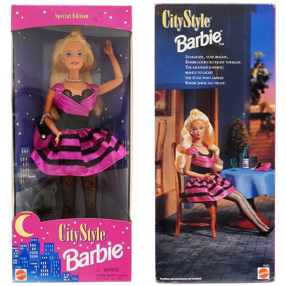 City Style Barbie/シティスタイルバービー・ピンク×ブラック・1996年 