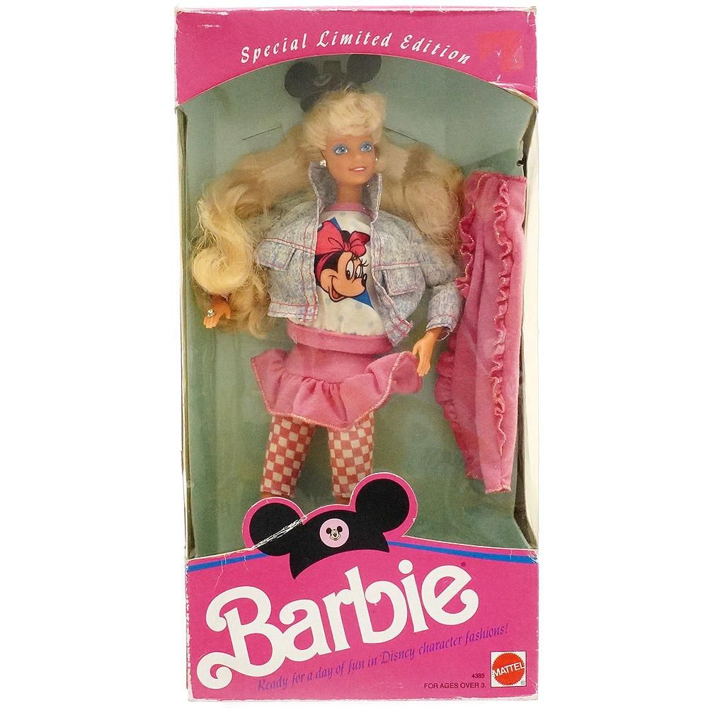 Disney Fun Barbie/ディズニーファンバービー・Ready for a day of fun in Disney character  fashions!・1990年・MATTEL - KNot a TOY/ノットアトイ