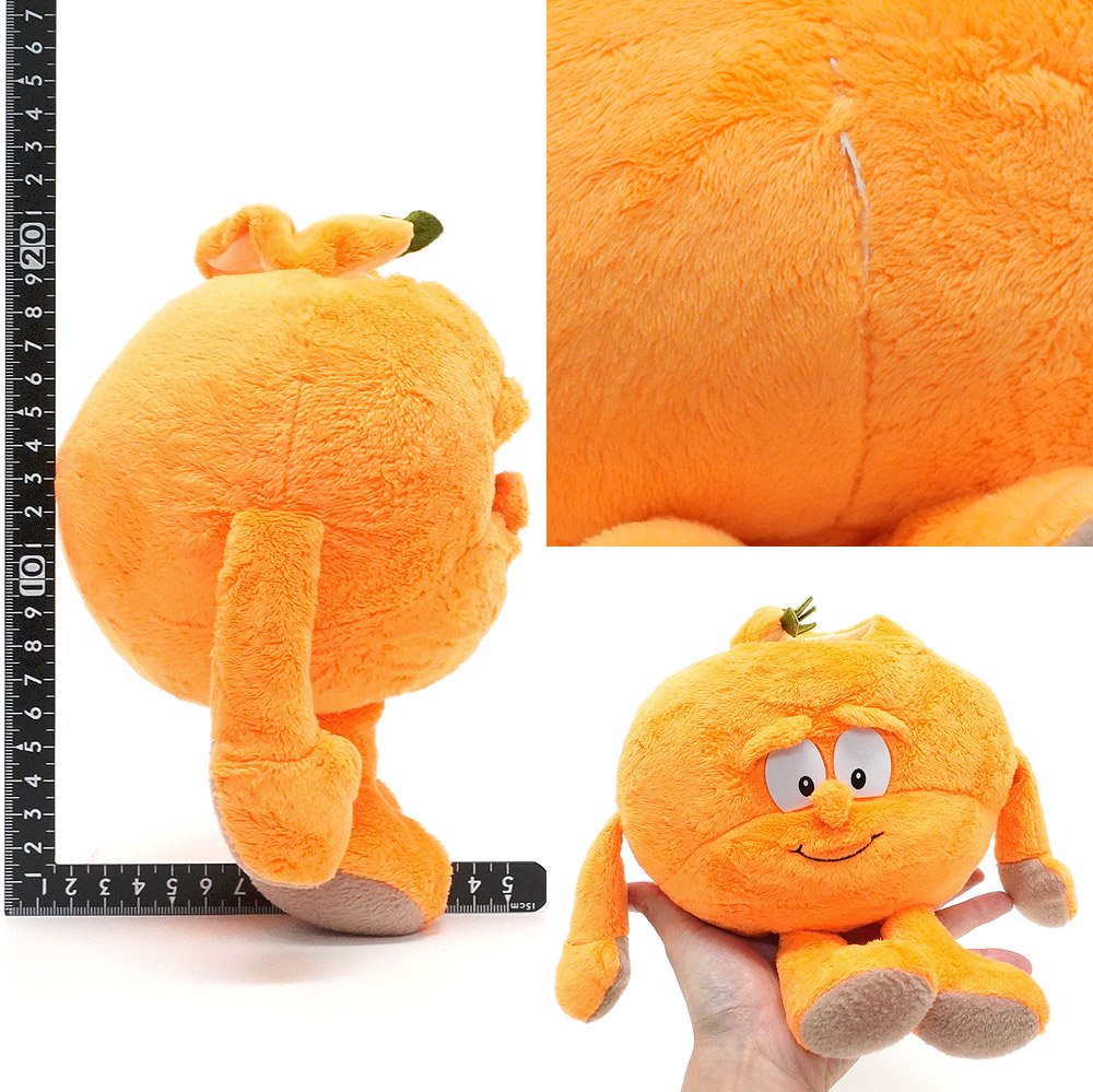 The Goodness Gang・Super Foodz/グッドネスギャング・スーパーフーズ・Plush/ぬいぐるみ 「Olivia  Orange/オリビア・オレンジ」 タグカット - KNot a TOY/ノットアトイ