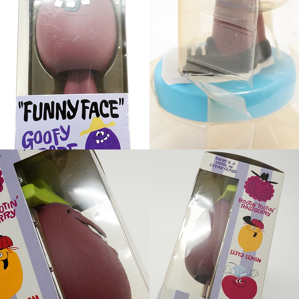 FUNKO/ファンコ・Wacky Wobbler/ワッキーワブラー・バブルヘッド/ボビングヘッド 「FANNY FACE/ファニーフェイス・GOOFY  GRAPE/グーフィーグレープ」ヤケ有 - KNot a TOY/ノットアトイ