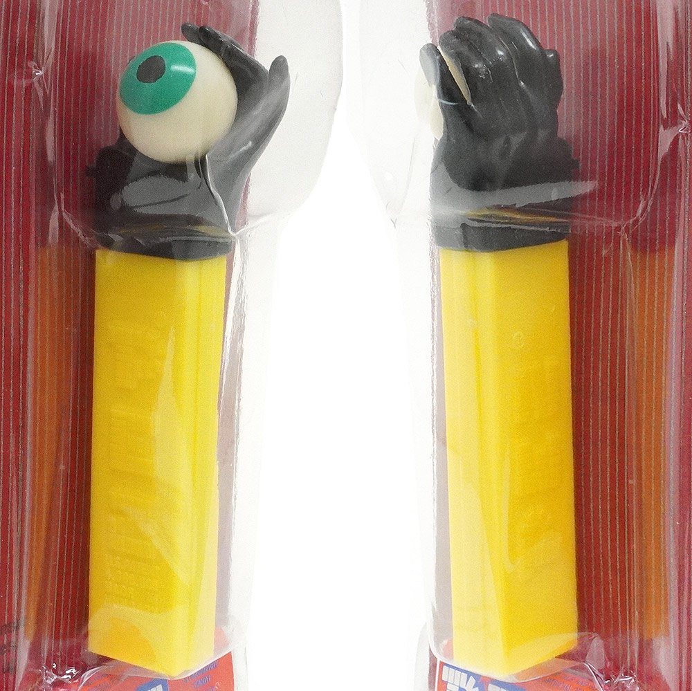 PEZ/ペッツ・キャンディー＆ディスペンサー・Limited Edition/リミテッドエディション 「PSYCHEDELIC EYE/ サイケデリックアイ・ブラック×イエロー」 パッケージダメージ有 - KNot a TOY/ノットアトイ