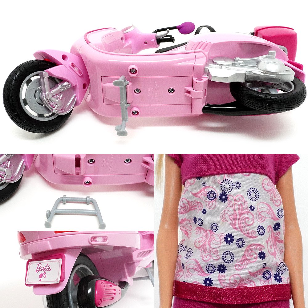 Barbie/バービー・Vespa/ベスパ・ピンクバイクバービー・2008年