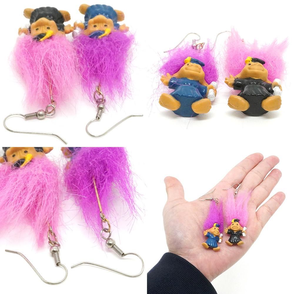 TROLL/トロール人形・RUSS/ラス・フィギュア付きEarrings