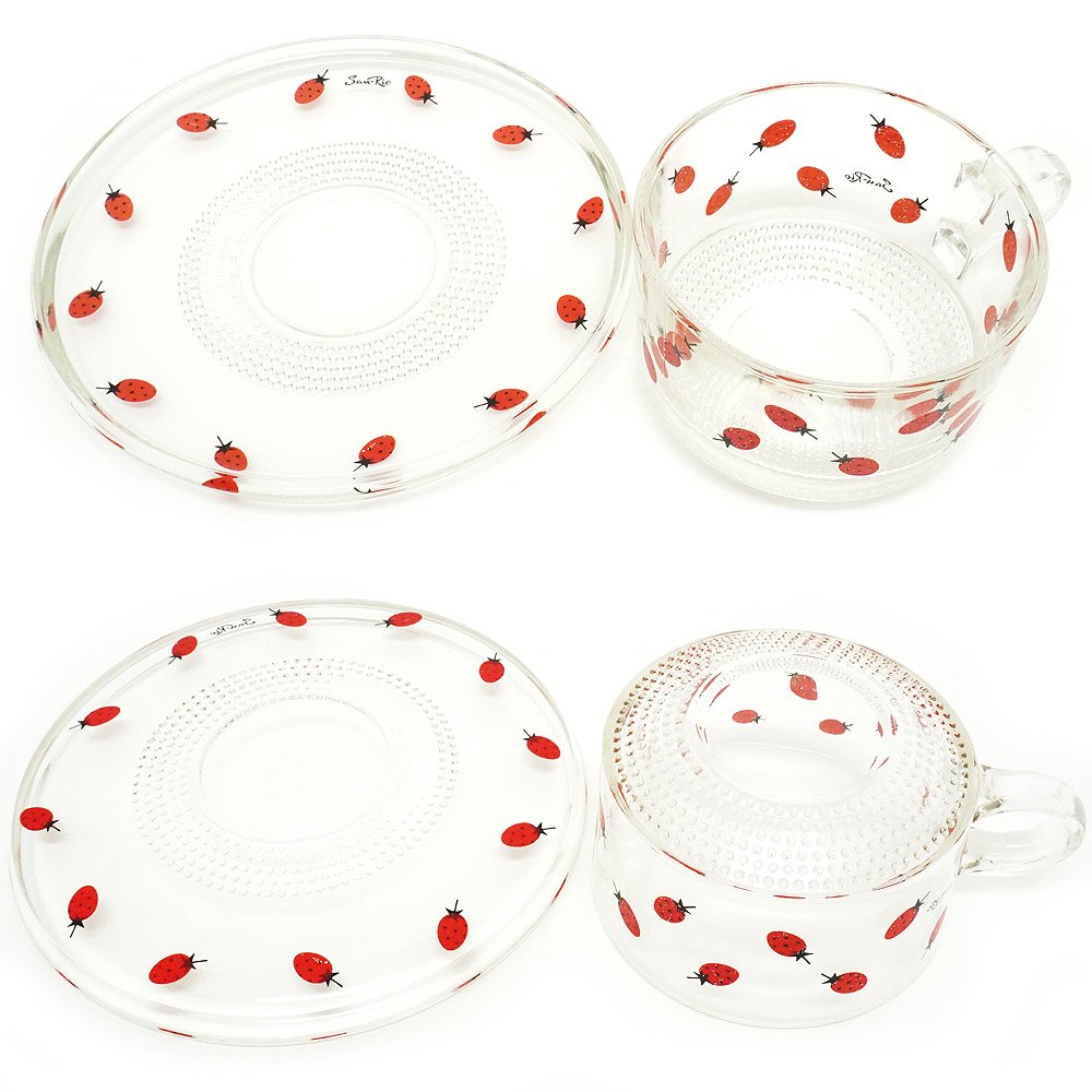 Sanrio/サンリオ・Strawberry Fantasia/ストロベリーファンタジア・Cup and  saucer・カップ＆ソーサー・高さ約12cm 【レトロ/当時物】 - KNot a TOY/ノットアトイ