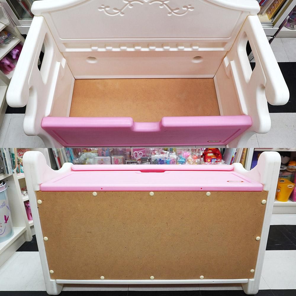 Little tikes deals storage bench pink