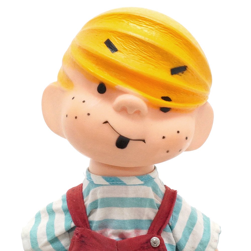 Dennis the Menace/デニス・ザ・メナス/わんぱくデニス・The Hall Synd inc・Rubber Doll/ラバードール・服ダメージ＆欠品有・32.5cm・50～60s  - KNot a TOY/ノットアトイ