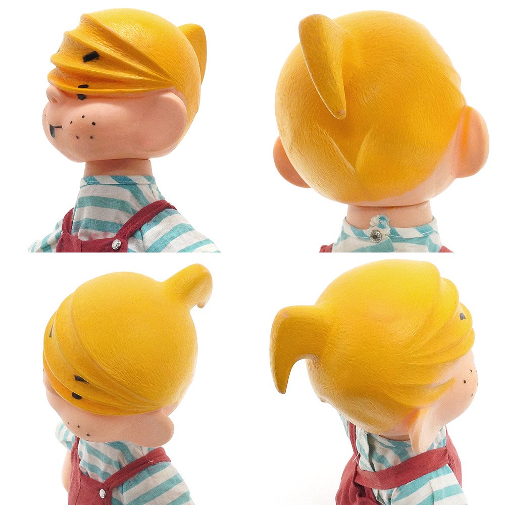 Dennis the Menace/デニス・ザ・メナス/わんぱくデニス・The Hall Synd inc・Rubber Doll/ラバードール・服ダメージ＆欠品有・32.5cm・50～60s  - KNot a TOY/ノットアトイ