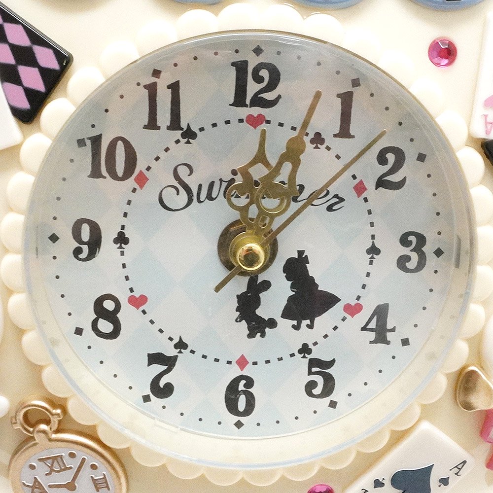 SWIMMER/スイマー・Wall Clock/ウォールクロック/壁掛け時計・不思議の国のアリス・縦約26cm - KNot a TOY/ノットアトイ