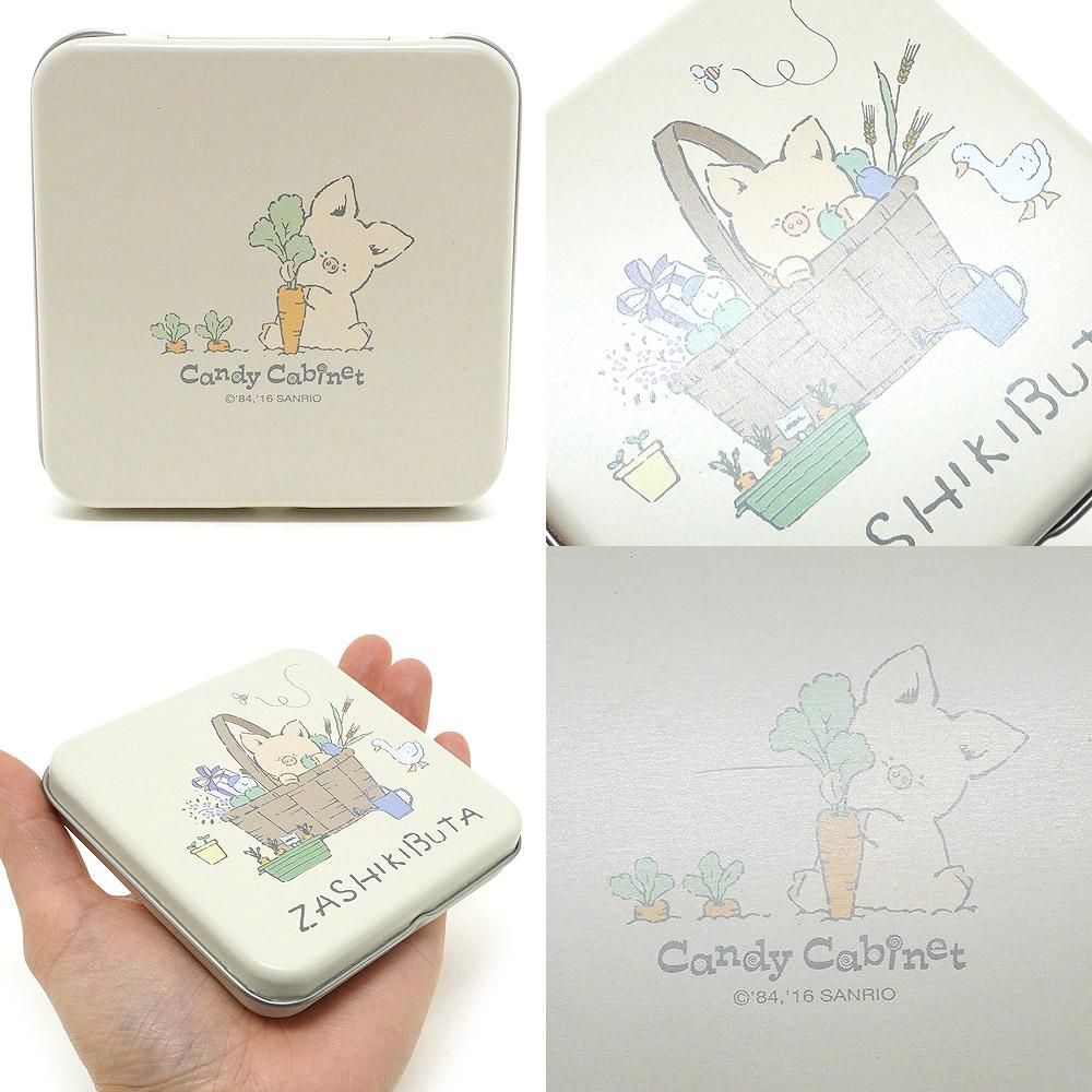 【未開封品】CAN コレクションセット　缶型BOX付き ZASHIKIBUTA/ザシキブタ・Candy Cabinet/キャンディキャビネット・缶