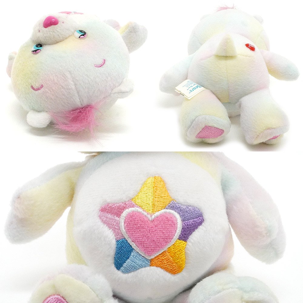 Care Bears/ケアベア・ぬいぐるみ・True Heart Bear/トゥルーハートベア・8inch/座った状態で16cm・2004年 -  KNot a TOY/ノットアトイ