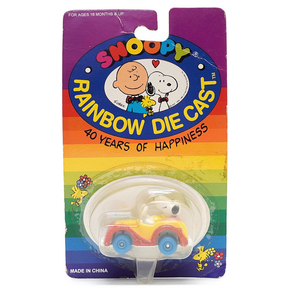 PEANUTS/ピーナッツ・SNOOPY RAINBOW DIE CAST/スヌーピーレインボー