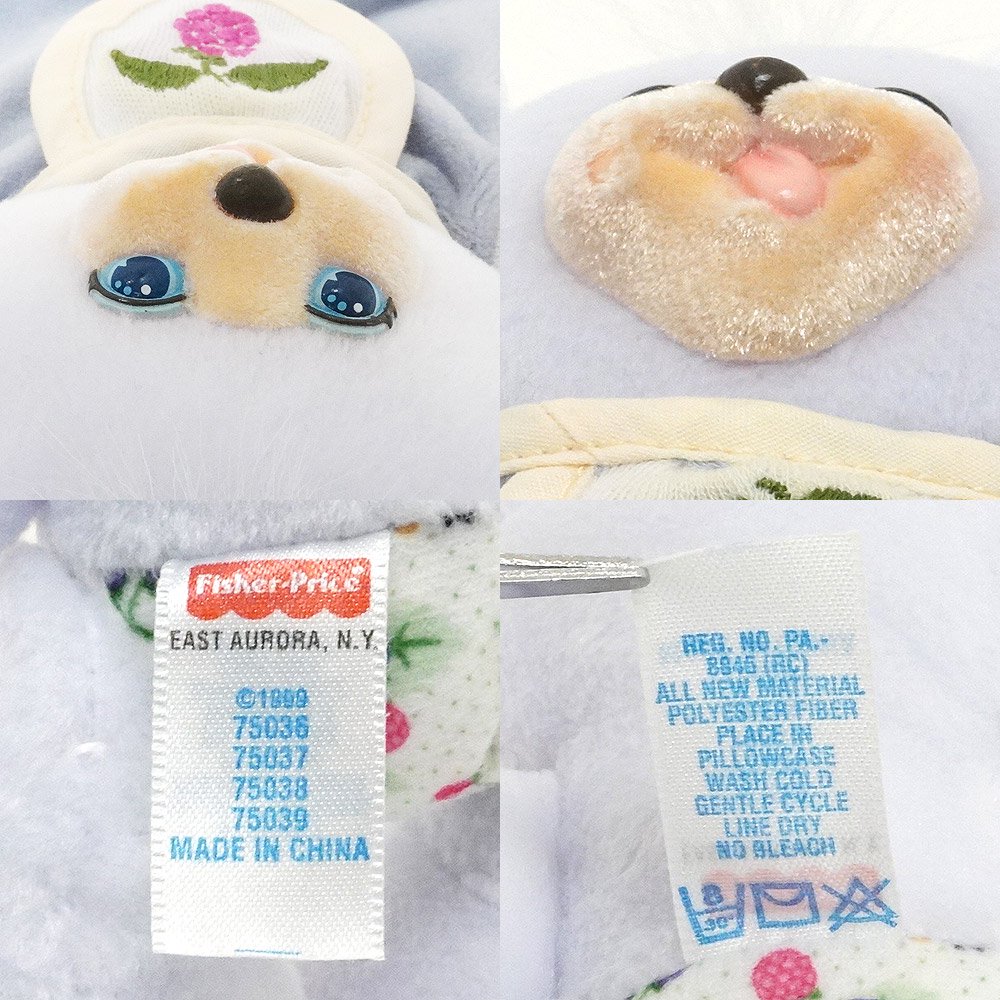 BRIARBERRY/ブライアーベリー・Baby Joey/ベイビージョーイ・ベア/クマ・ぬいぐるみ・パステルブルー・FisherPrice・1999年  - KNot a TOY/ノットアトイ