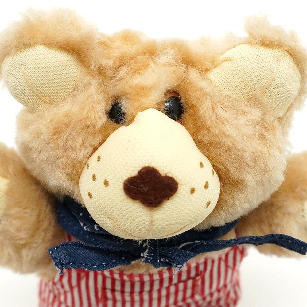 Furskins/ファースキンズ・Plush/ぬいぐるみ・Dudley/ダドリー・Bear/ベア・高さ約17cm・Wendy's・1986年 -  KNot a TOY/ノットアトイ