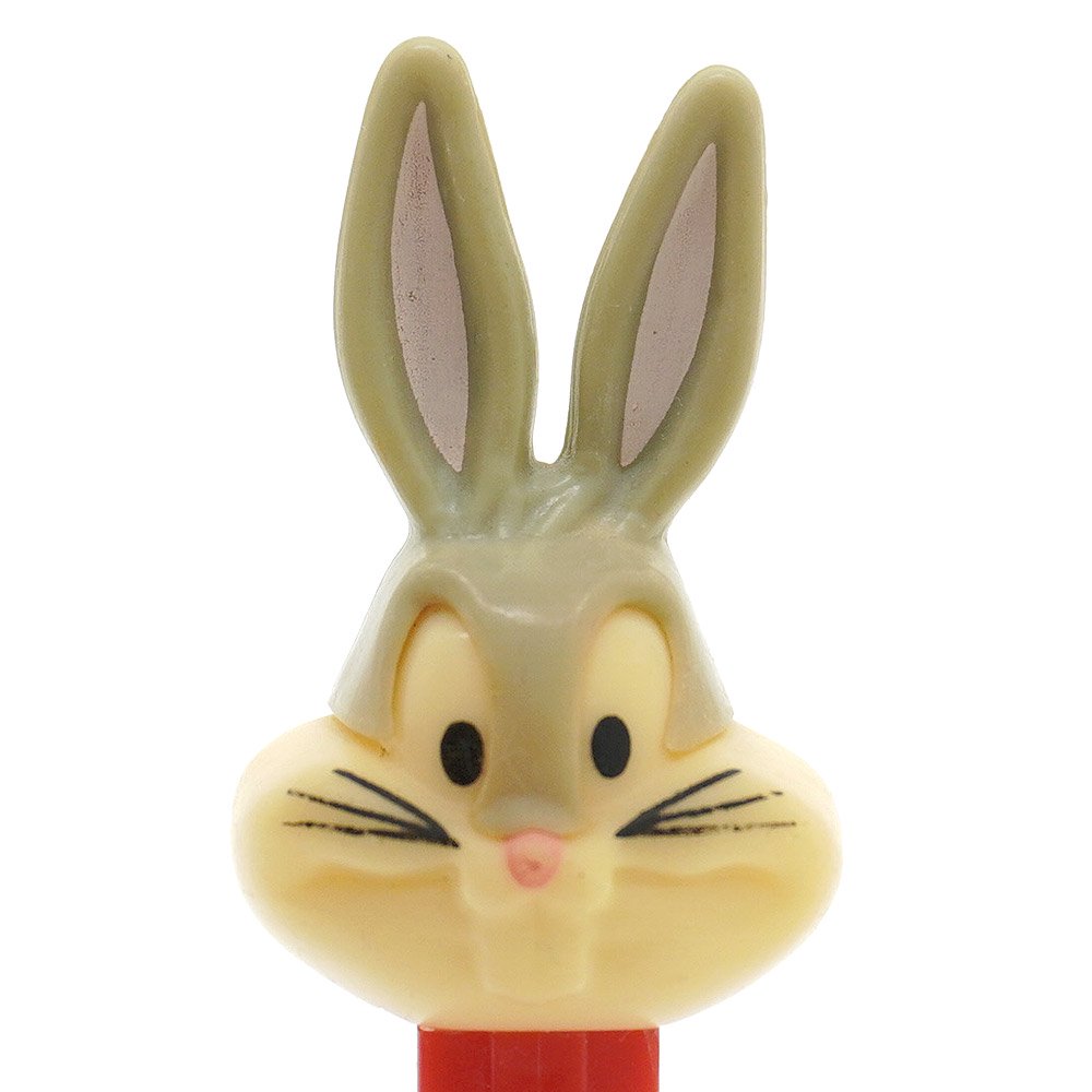 PEZ/ペッツ・Candy&Dispenser/キャンディー＆ディスペンサー 「LOONEY TUNES/ルーニーテューンズ・BUGS BUNNY/ バッグスバニー・RED/レッド」 ヤケ有 - KNot a TOY/ノットアトイ