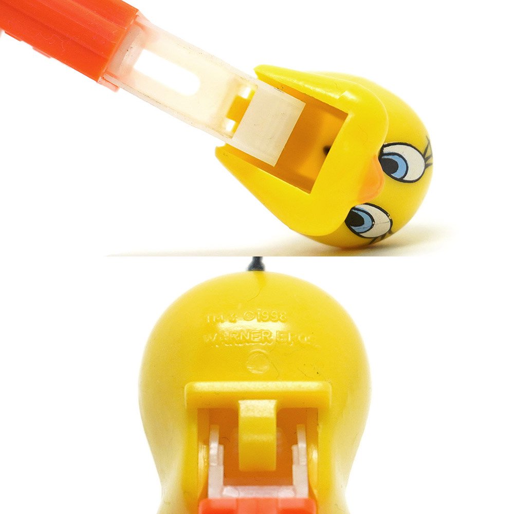 PEZ/ペッツ・Candy&Dispenser/キャンディー＆ディスペンサー 「LOONEY TUNES/ルーニーテューンズ・TWEETY/ トゥイーティー・NEON ORANGE/ネオンオレンジ」 - KNot a TOY/ノットアトイ