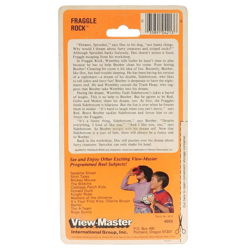 3D ビューマスター　セット　ジムヘンソン View-Master/ビューマスター・3-D REEL/専用リール 「Jim Henson