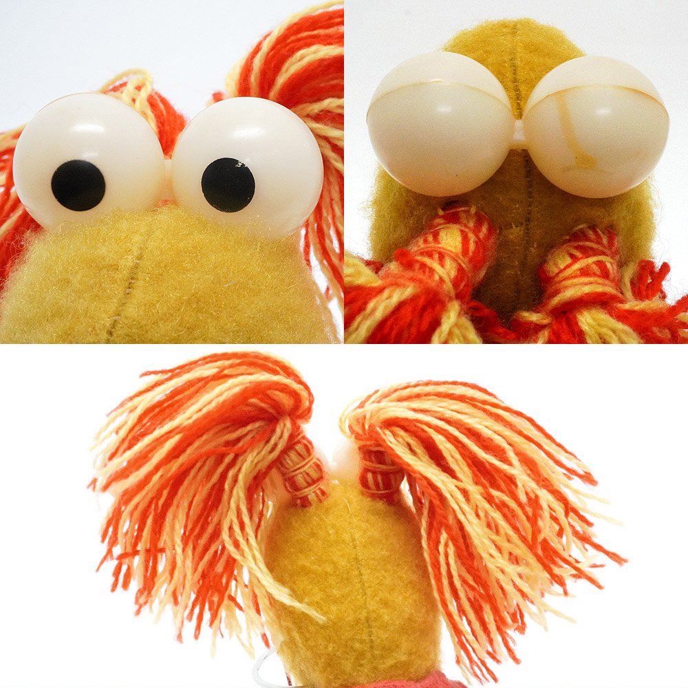 Jim Henson/ジムヘンソン・FRAGGLE ROCK/フラグルロック・TOMY/トミー・Plush/プラッシュ/ぬいぐるみ 「RED/レッド」  1983年・36cm - KNot a TOY/ノットアトイ