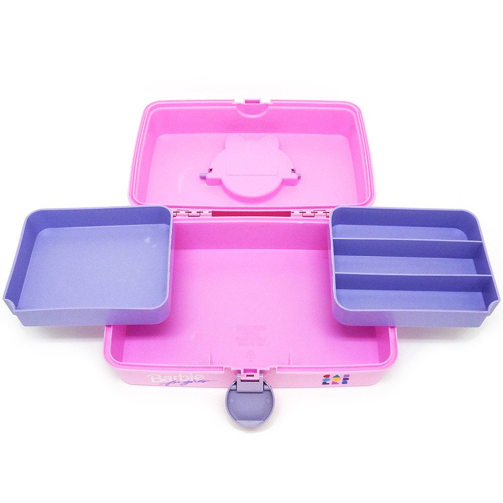 Barbie/バービー・Caboodles/カブードルズ・Makeup Jewelry Clothing Storage Organizer  Case・メイクボックス・小物入れ・ピンク・2805 - KNot a TOY/ノットアトイ