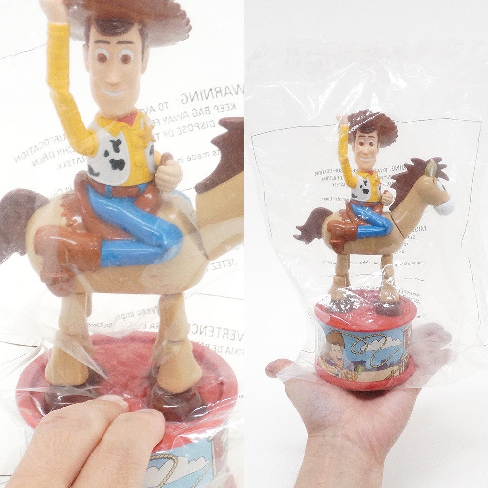 TOY STORY/トイストーリー2・McDonald's/マクドナルド ・ミールトイ「WOODY&BULLSEYE・CANDYDISPENSERウッディ＆ブルズアイ・キャンディーディスペンサー」未開封 - KNot a  TOY/ノットアトイ