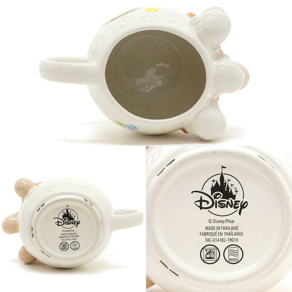 Disney Storeディズニーストア・TOY STORYトイストーリー・セラミックス/陶磁器製マグカップ「Three Billy Goats  Gruff/スリービリーゴートグラフ・Sheep/羊」 - KNot a TOY/ノットアトイ