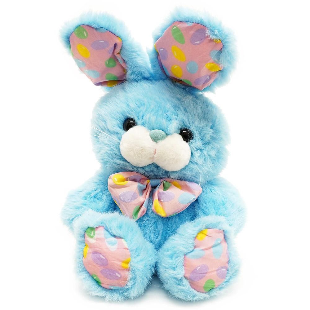 Dan Dee Vintage うさぎ ぬいぐるみ ブルー ファンシートイ