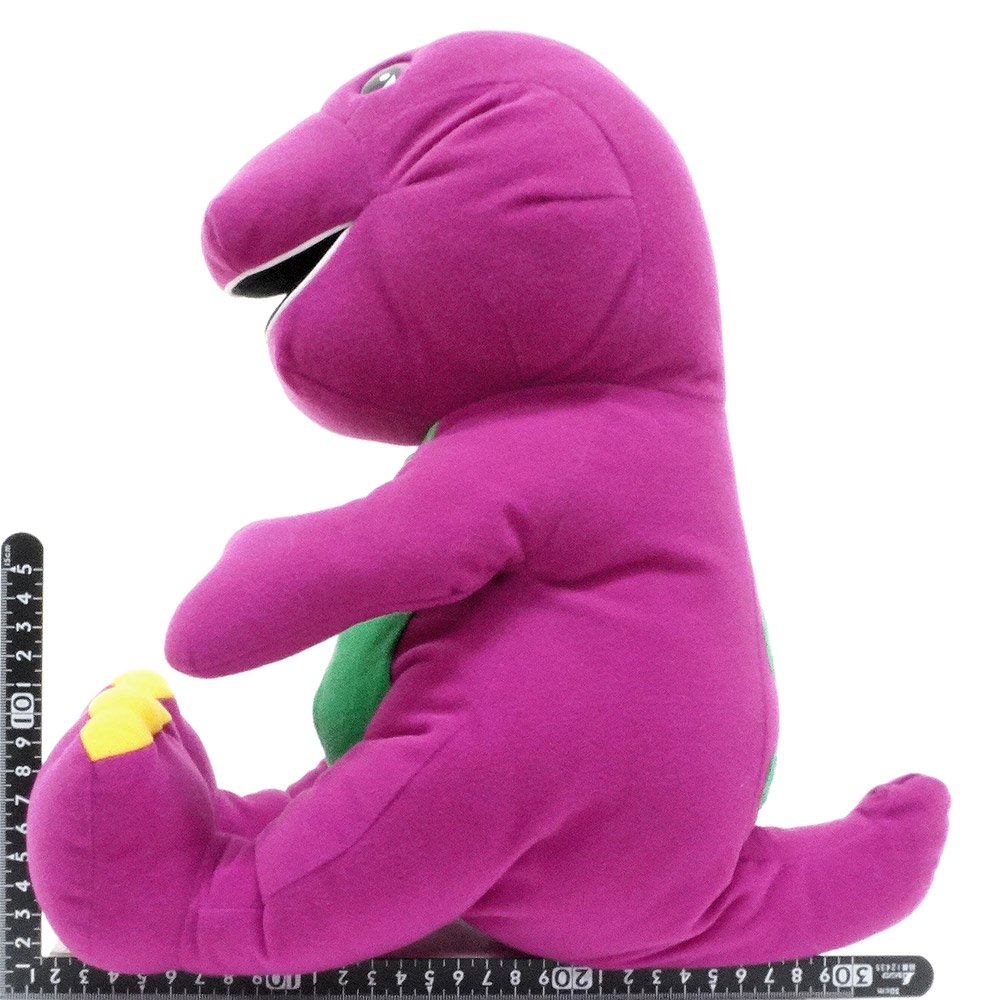 Barney&Friends/バーニー＆フレンズ・PLAYSKOOL/プレイスクール(Hasbro/ハズブロ)・ぬいぐるみ「Talking  Barney/トーキングバーニー」33-43cm・タグカット - KNot a TOY/ノットアトイ
