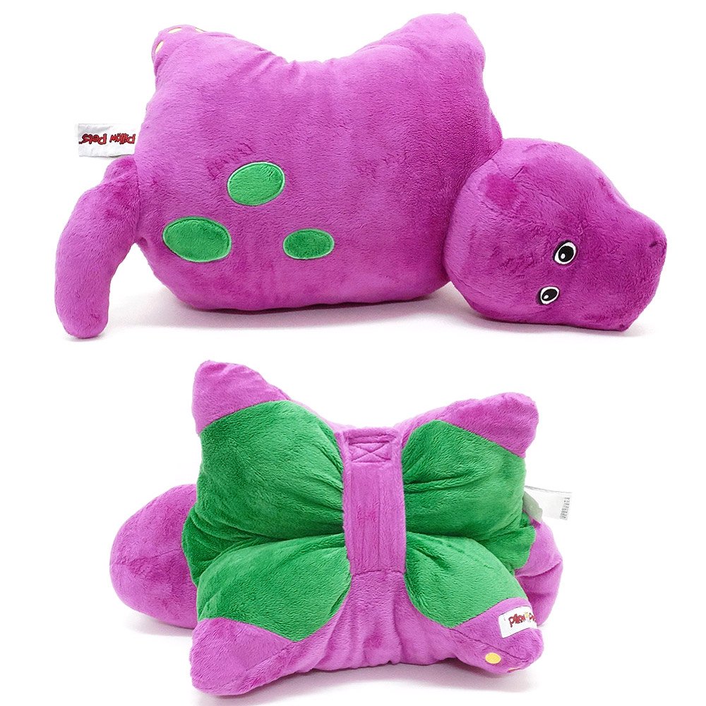 Barney&Friends/バーニー＆フレンズ・Ontel・Pillow Pets/ピローペッツ(ペット)・クッション/ぬいぐるみ 「Barney/ バーニー」 2011年・一部タグカット - KNot a TOY/ノットアトイ