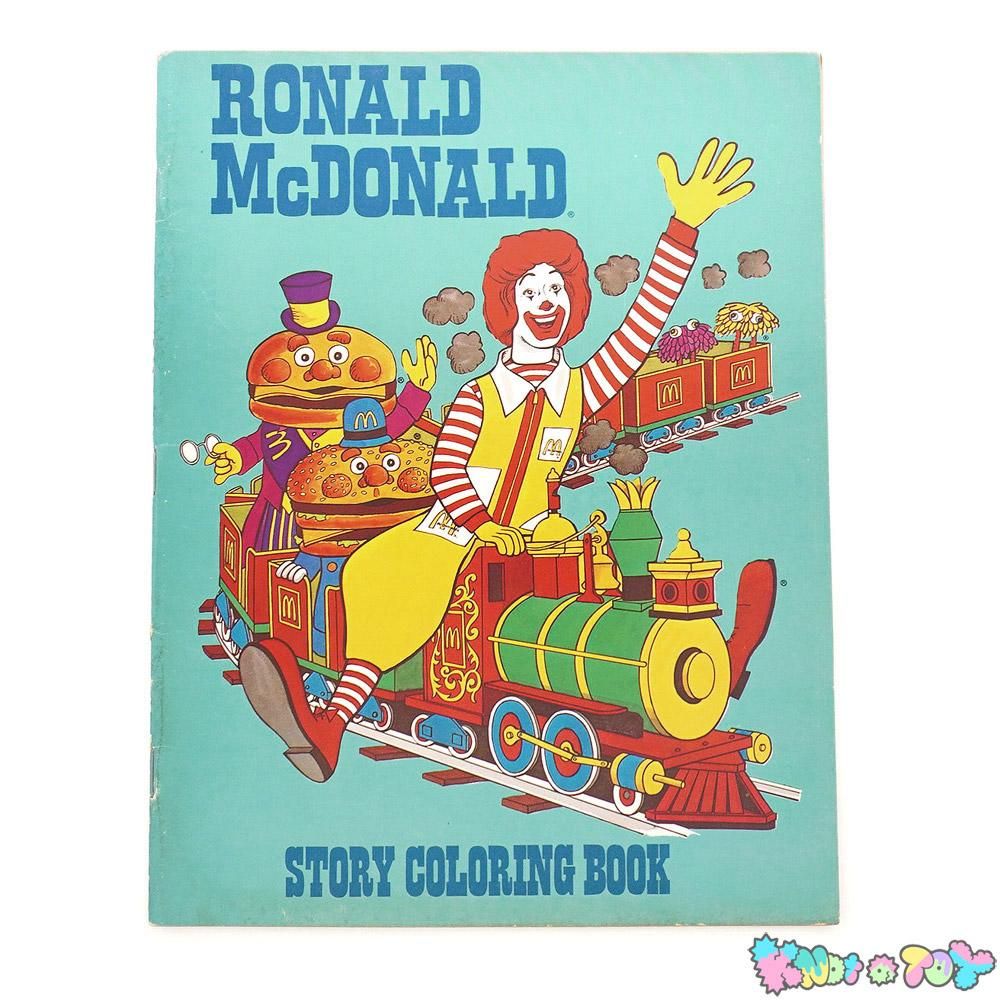 McDonald's/マクドナルド・絵本＆ぬりえ「RONALD McDONALD STORY