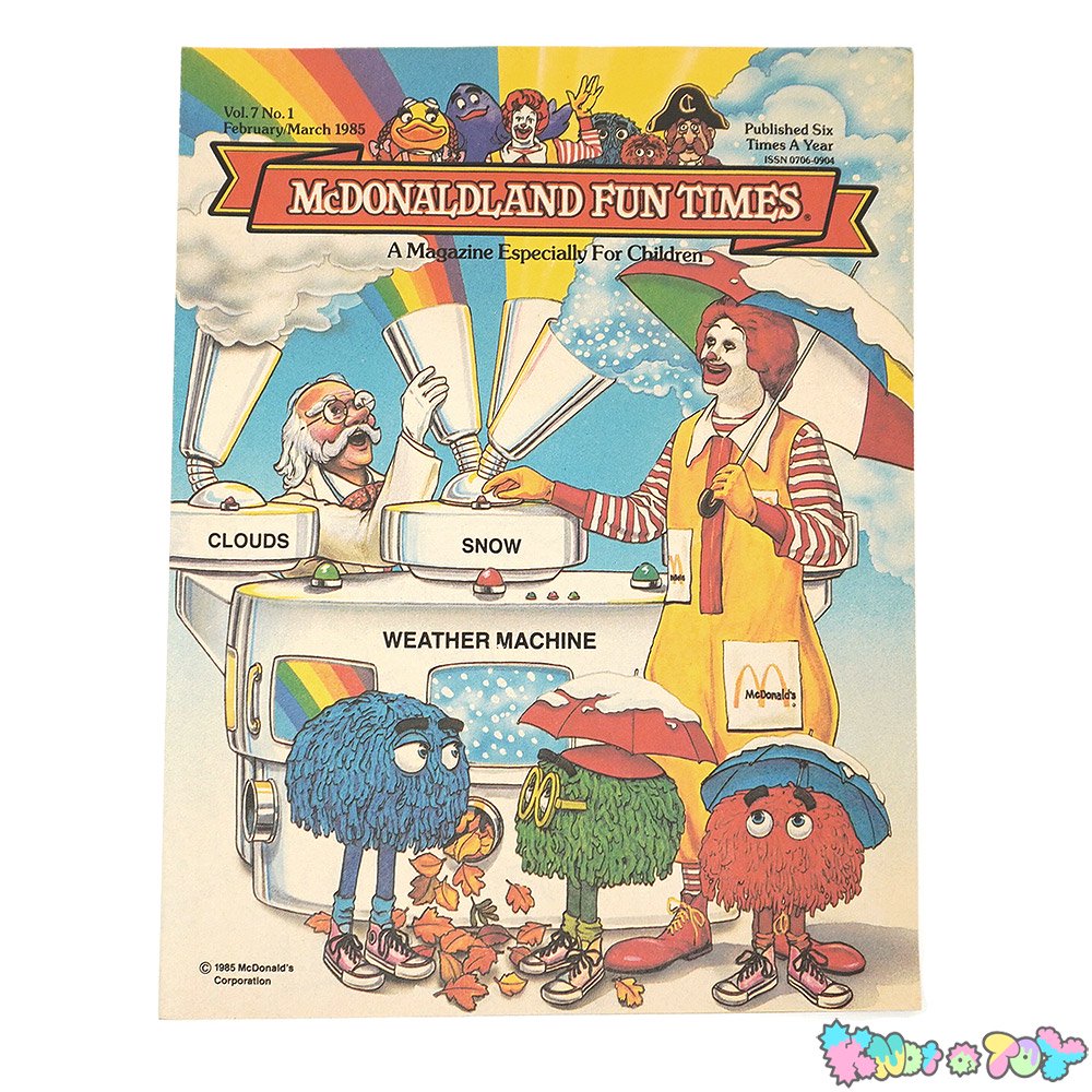 McDonald's/マクドナルド・フリーペーパー/マガジン/冊子「McDONALDLAND FUN TIMES/マクドナルドランド・ファン ...